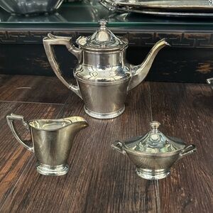3-Piece Silver Tea Set